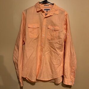 Men’s Express Linen Button Down Shirt